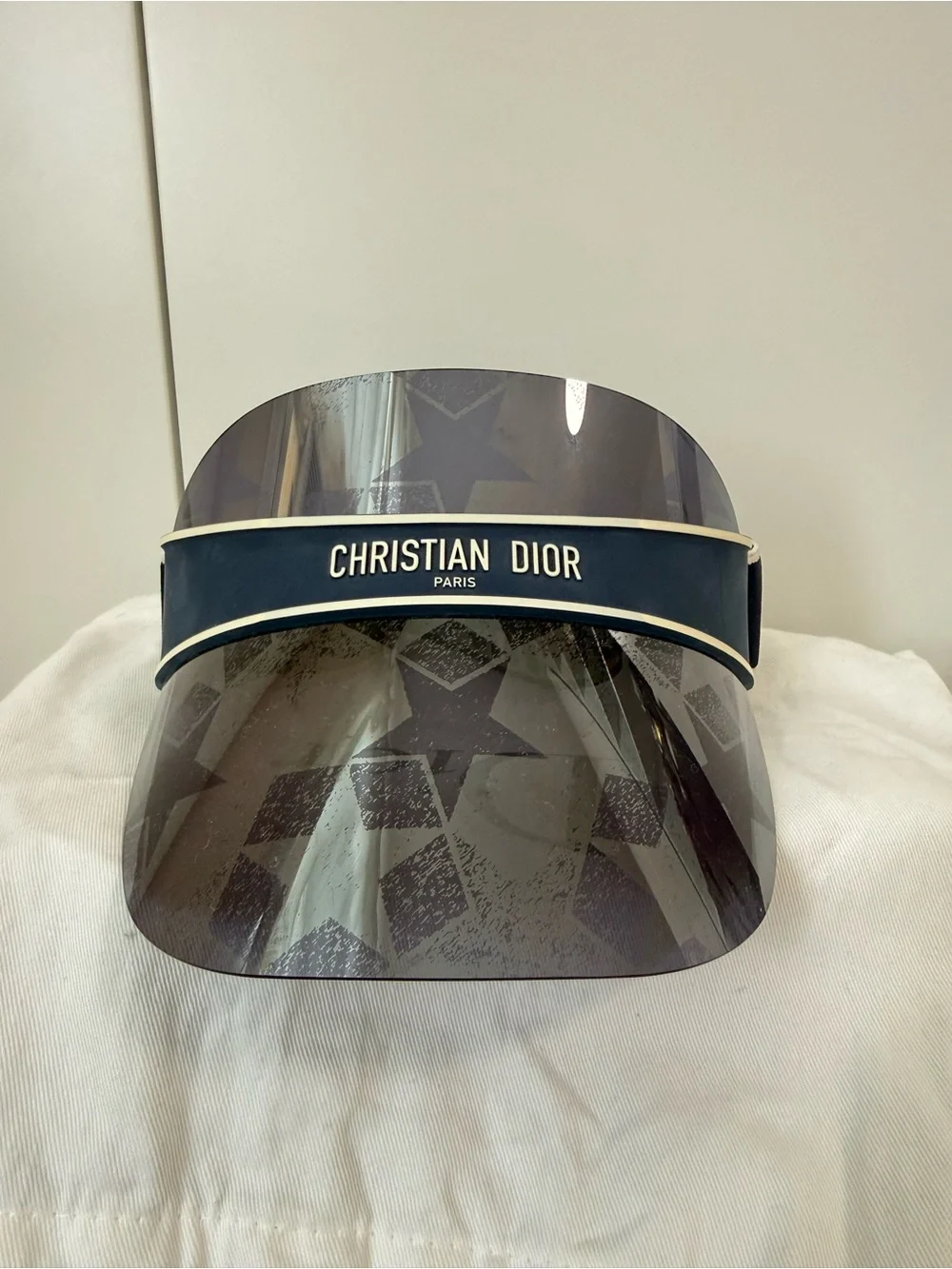 Christian Dior Star Visor in Smoke